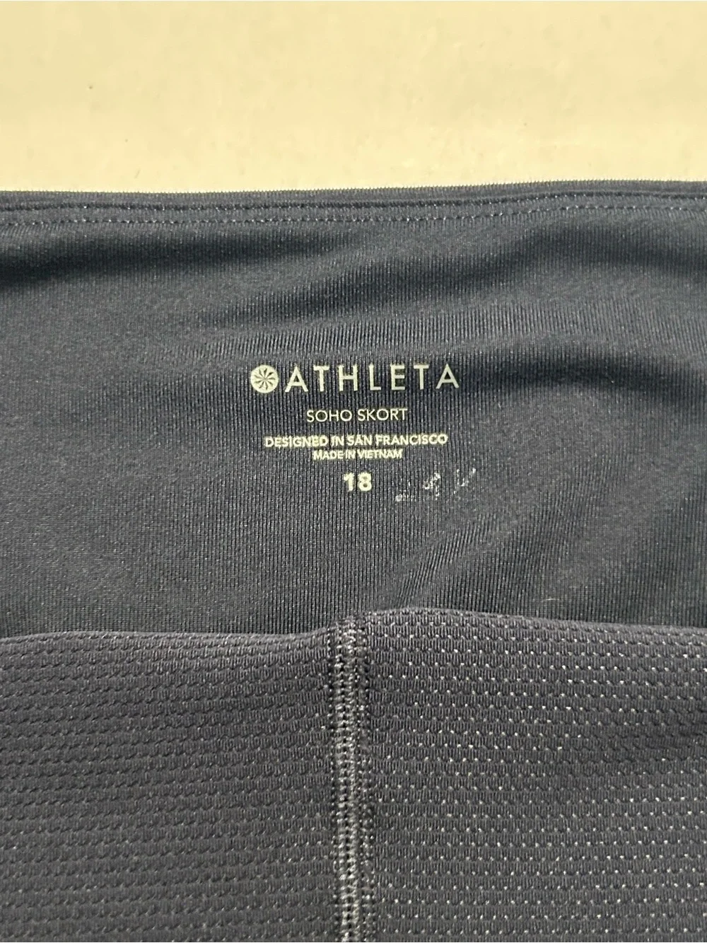 Athleta SoHo Skort Navy Blue Size 18_9